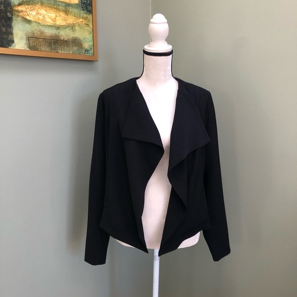 Tahari Kati’s Open Front Drape Blazer 8 - Picture 2 of 5